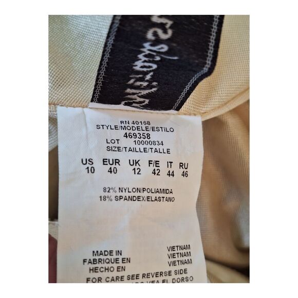 Miraclesuit Tankini Breezy Swim Top Modest Wire Free Vivid Blue Tropical size 10 - Picture 10 of 15